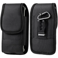 wholesale 100pcs cell phone belt clip 6 75 5inch pouch case for iphone 13 12 pro maxnylon phone holster cover for xiao note