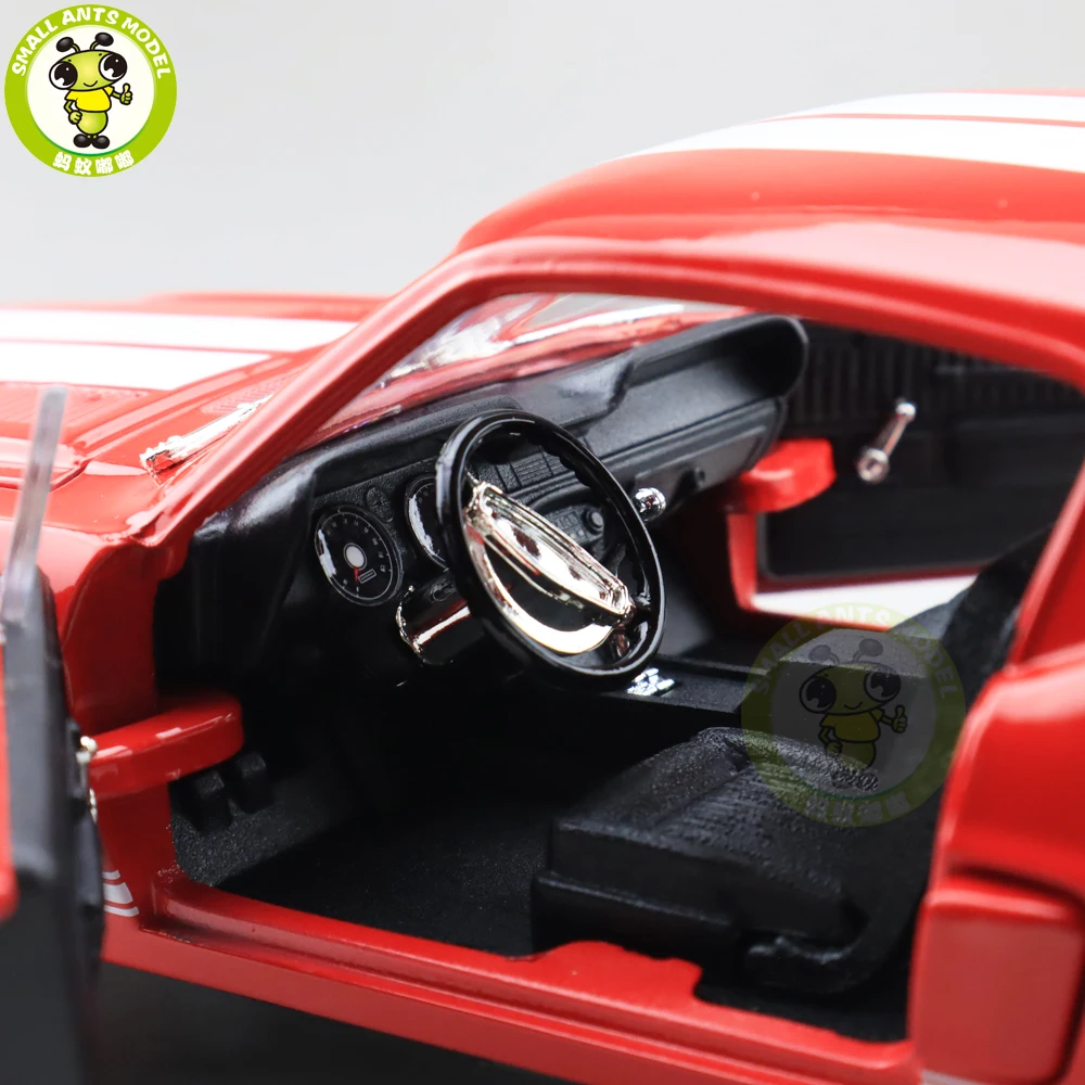1/18 1968 Ford Shelby Mustang GT-500KR дорожный знак литая модель автомобиля игрушки для мальчиков и девочек подарок