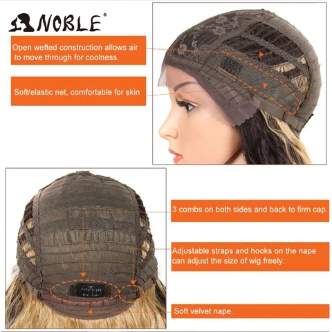 Pelucas nobles para cosplay de encaje sintético para mujeres negras cabello largo rizado rizos peluca cosplay peluca de encaje con degradado en el frente peluca de encaje sintético 42
