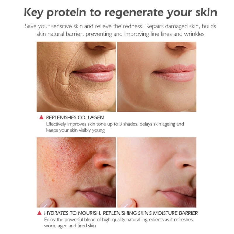 Крем для лица с коллагеном сыворотка глубокого увлажнения антивозрастной