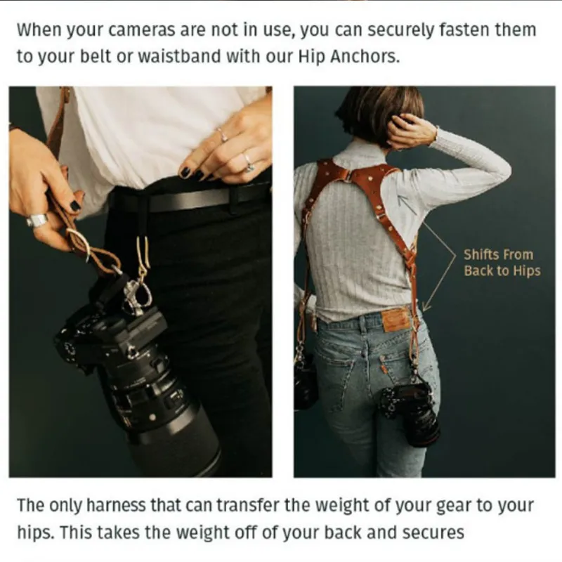 Кожаный ремешок для камеры цифровые аксессуары Воловья кожа один и двойной