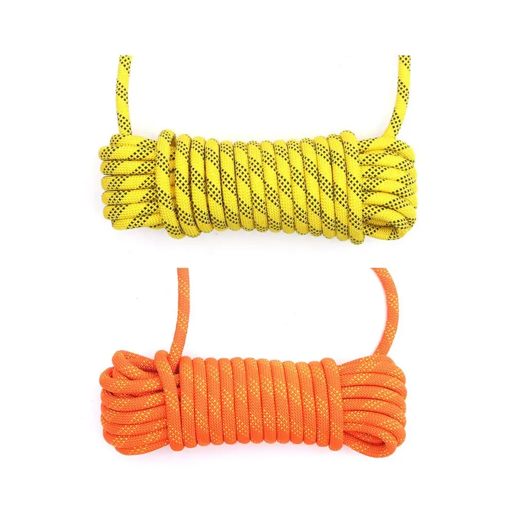 

12 mm Diameter Outdoor Climbing Safety Rope Tree Wall Professional Climbing Equipment High Strength 10 m Rope