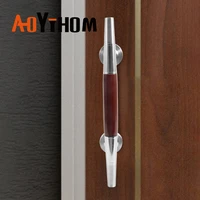 aoyihom modern minimalist kitchen cabinet storage pulls red brushed furniture handle stainless steel bathroom glass door knob