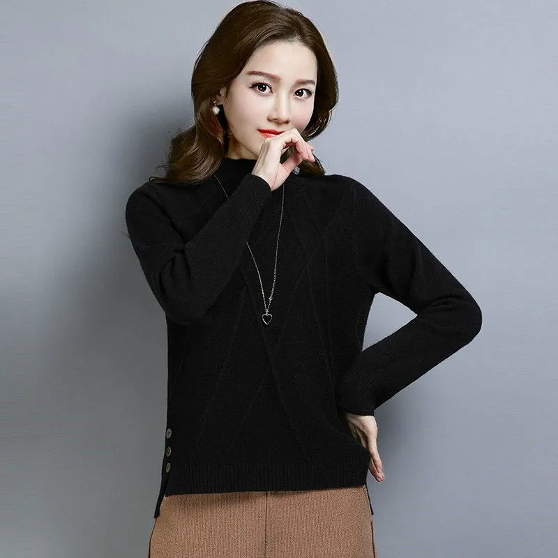 Fvpdd1 2019 new autumn winter women fashion casual warm nice Sweater turtleneck korean sweater | Женская одежда