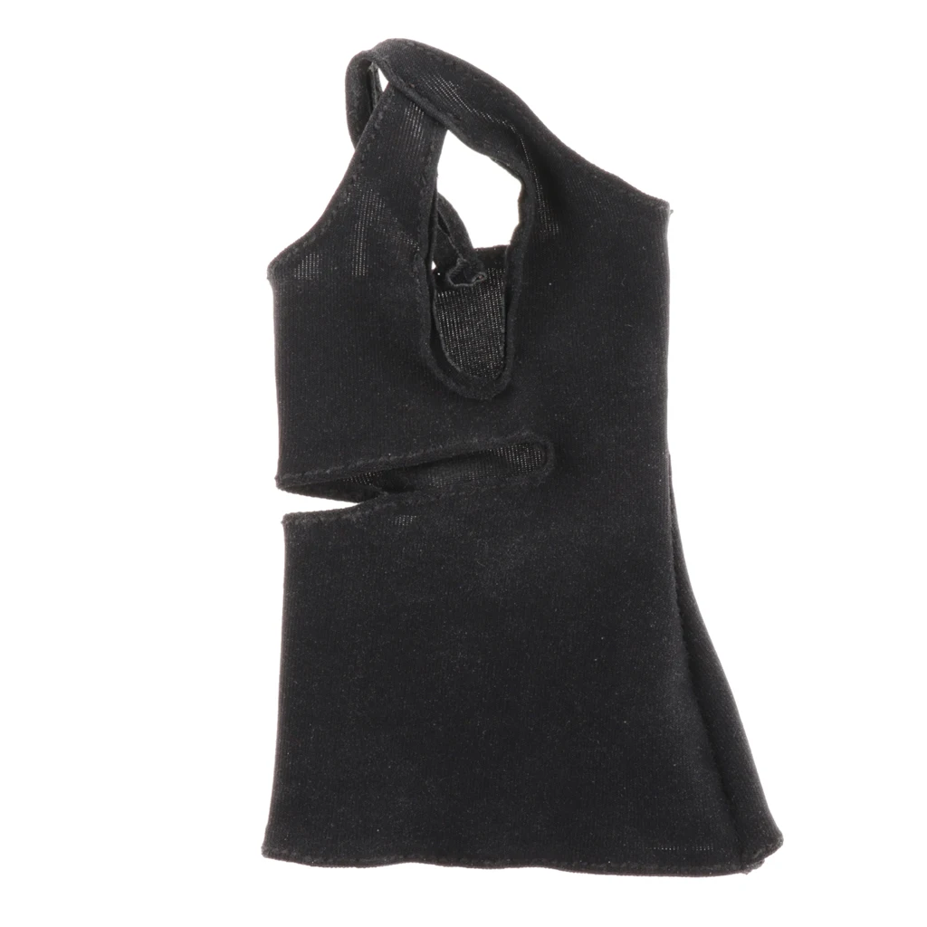

Black Mini Dress in 1/6 Scale for 12 Inch , , Kumik Female