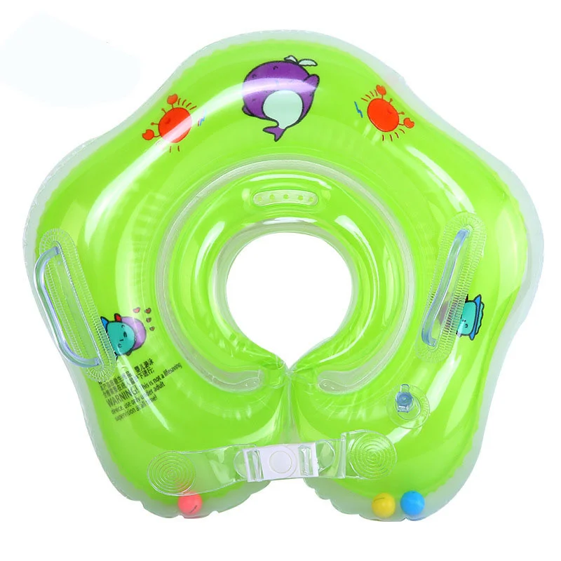 

Cute Cartoon Baby Swimming Neck Ring Tube Safety Infant Float Circle for Bathing Inflatable Dolphin Neck Float Swim Circle