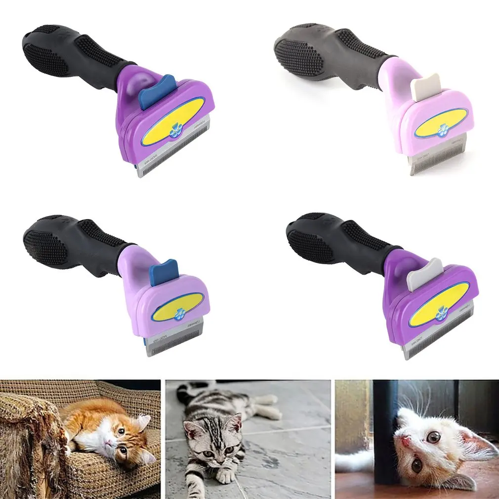 

Pet Cat Hair Removal Comb Dogs Beauty Brushes Puppy Kitten Cat Hair Shedding Cat Trimmer Combs Pets Grooming Tools