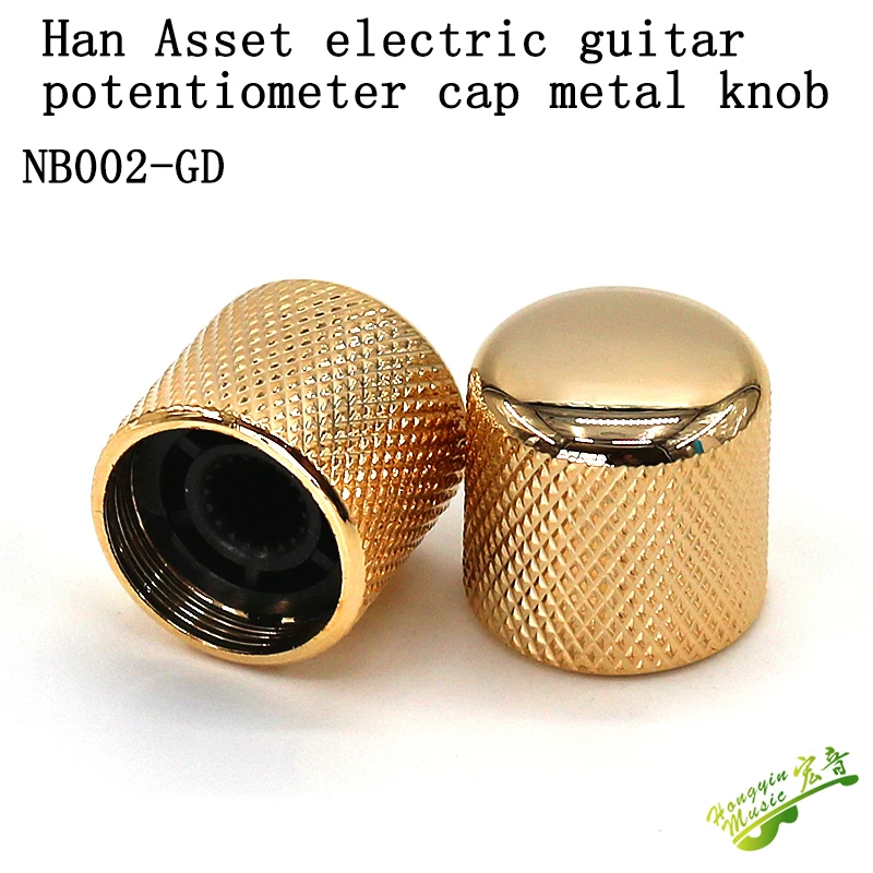 

Han Asset электрическая гитара электрический бас потенциометр электрическая крышка втулка золото громкость звук металлическая ручка