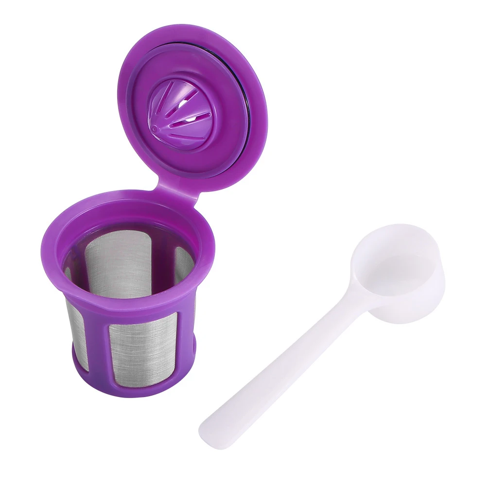 Кофе капсула чашка для K чашки withSpoon многоразового фильтры Нержавеющая сталь