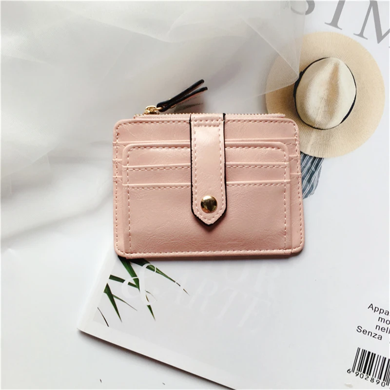 Новый брендовый супертонкий маленький кошелек для кредитных карт женский