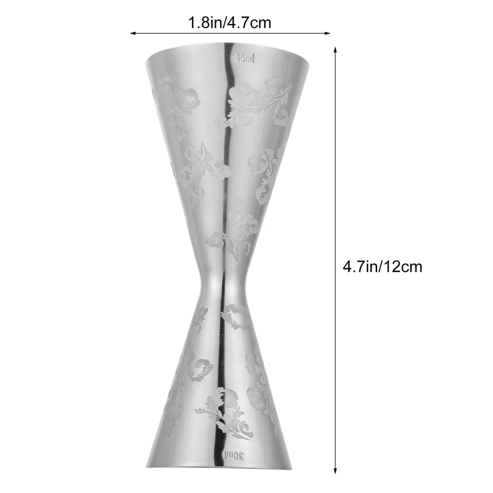 

Stainless Steel Cocktail Measuring Cup Bartending Cocktail Ounce Cup (1oz/2oz)