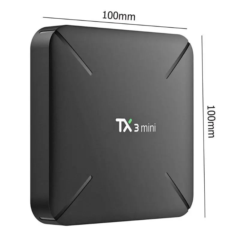 TX3 Мини Android 7,1 ТВ приставка 1+ 8GB Amlogic S905W четырехъядерный WiFi приставка