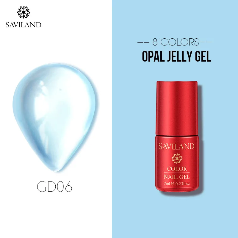 7ml GD06 Vrenmol Гель-лак для ногтей Опаловый Желейный гель полупрозрачный лак прозрачный молочно-белый цвет дизайн ногтей Маникюр УФ-гель Полупостоянный лак - Цвет: 7ml GD06