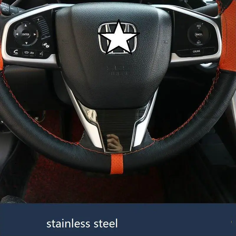 Авто Руль автомобильный хром модифицированный декоративный Стайлинг автомобиля