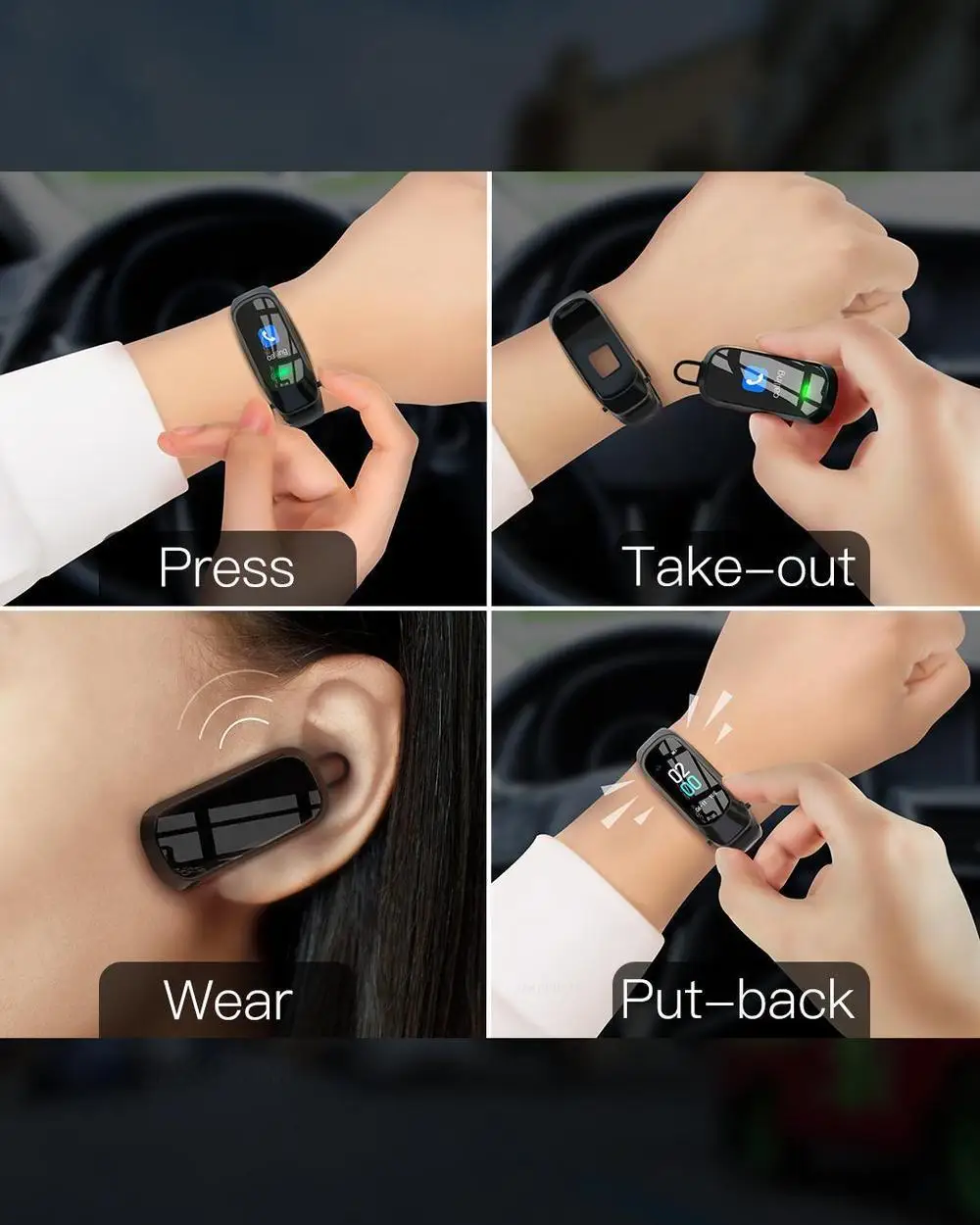 Смарт-часы Jakcom B6 мужские спортивные умные часы с NFC облачным чипом и вызовом