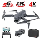 Дрон SJRC F11 4K Pro 5G, радиус 1,2 км, GPS, FPV, камера 4K HD, двухосевой подвес, бесколлекторный, складной, дистанционное управление