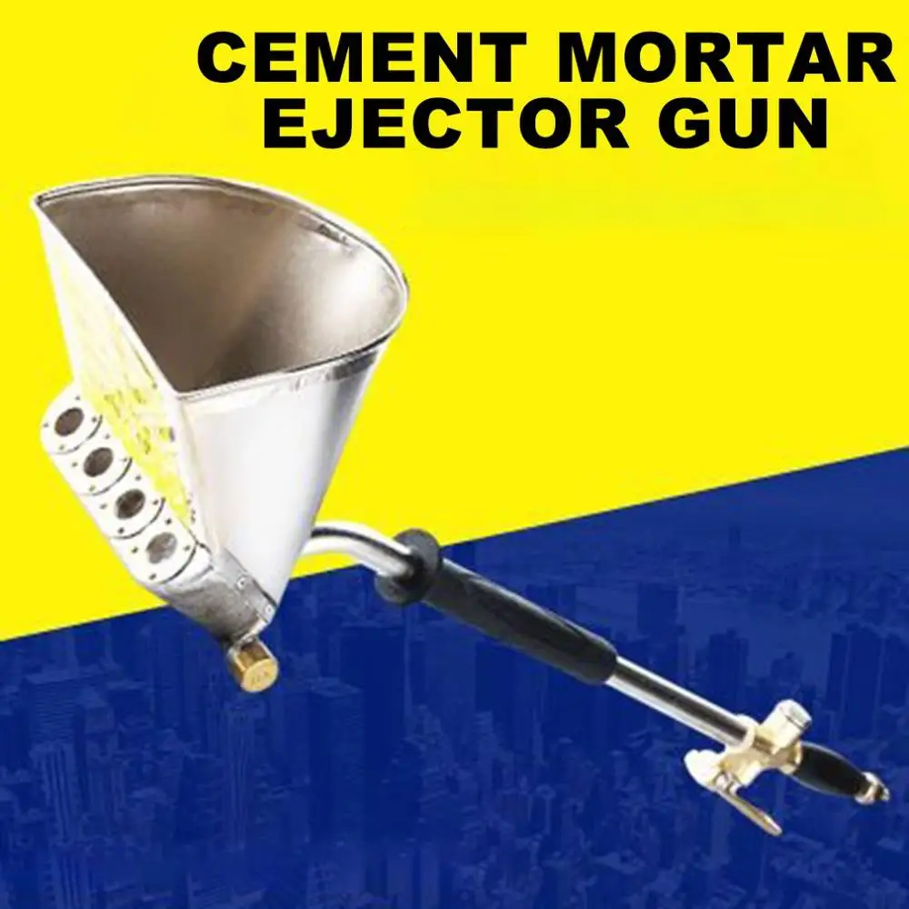 

Cement Mortar Spray Gun Internal And External Wall Cement Mortar Sprayer Automatic Spray Gun Spraying Equipment