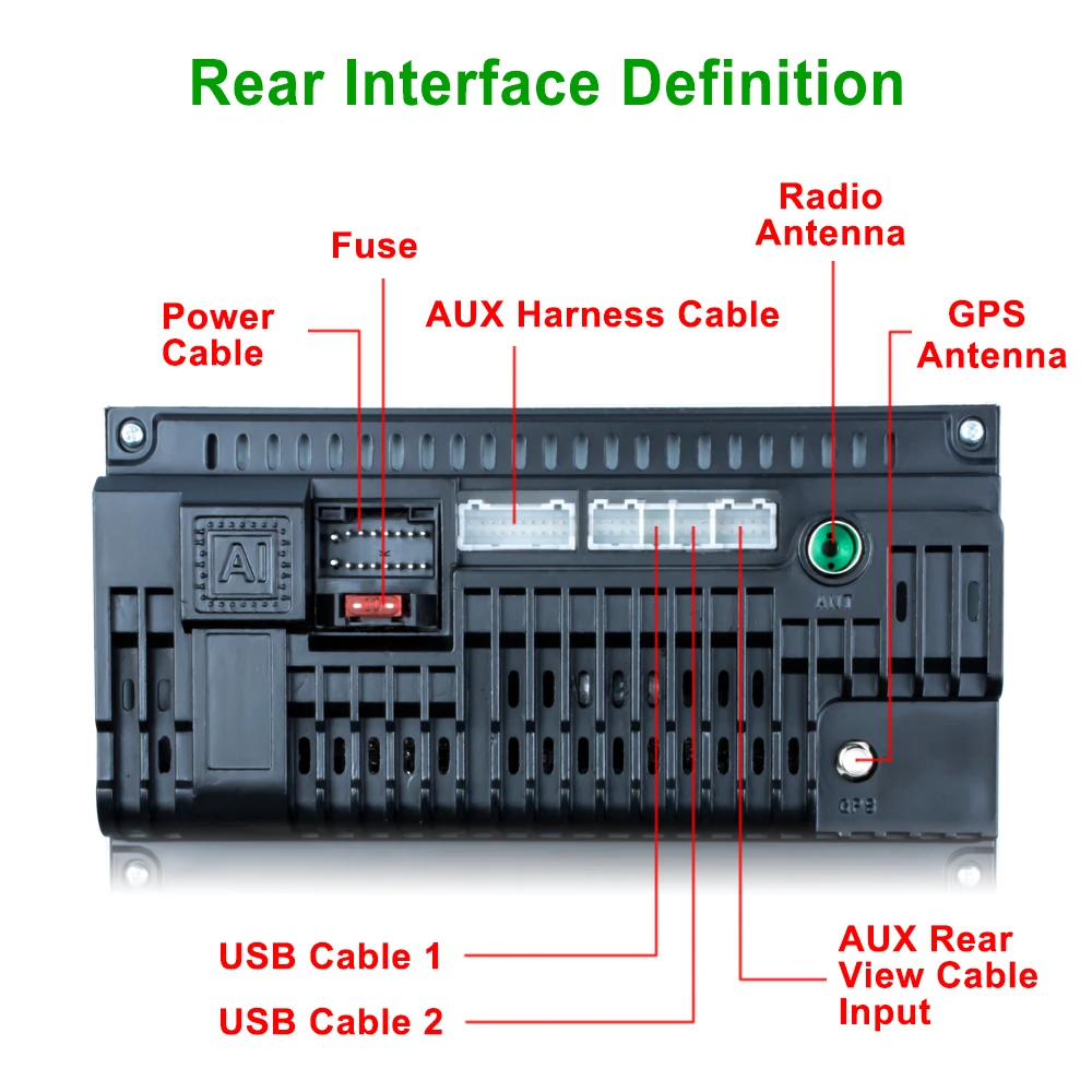 reakosound 1 din android car radio 7 inch fm adjustable auto vedio contact screen car radio player quad core gps navigation free global shipping