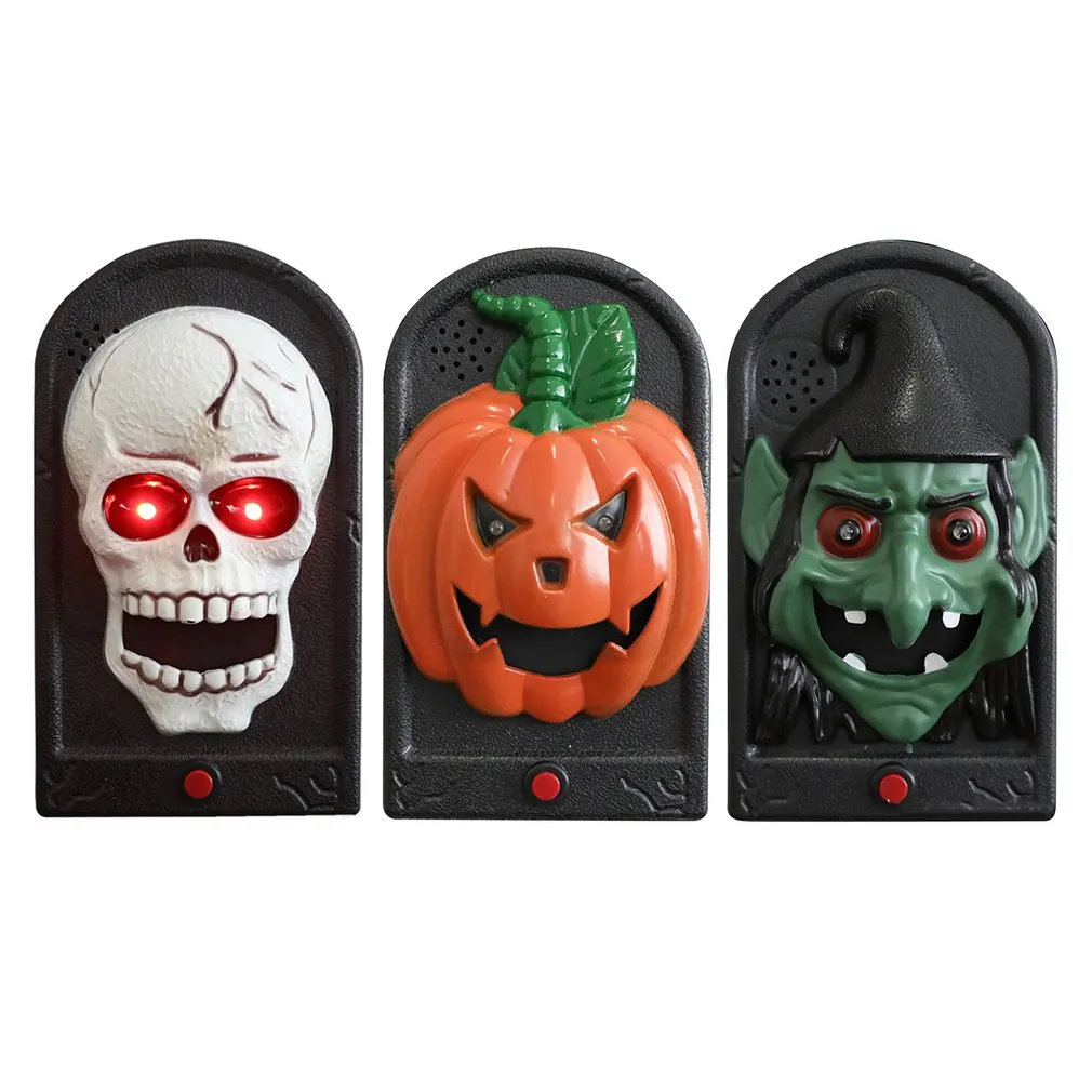 Witch Light Halloween Doorbell Props Scary Sound Decoration Spooky Holiday | Обустройство дома