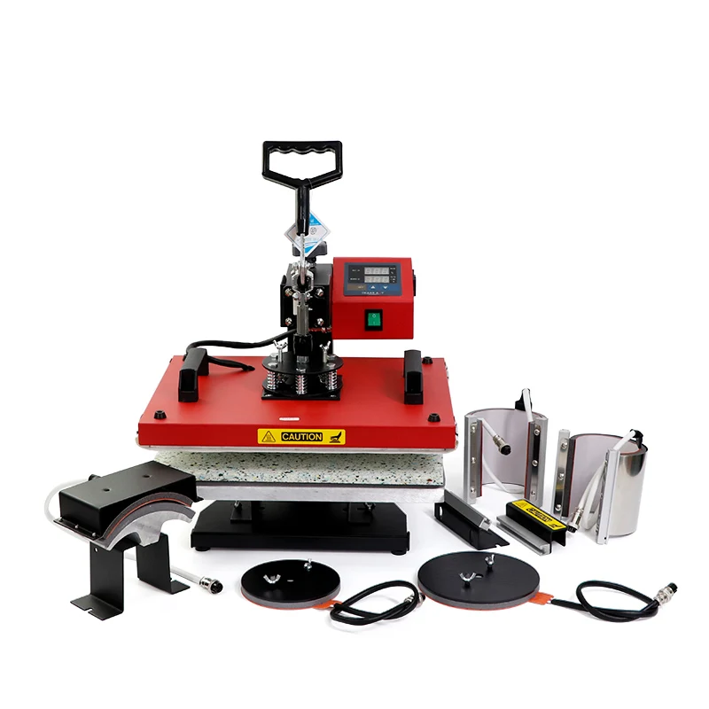 6 в 1 комбинированная многофункциональная Тепловая печатная машина для чашек |