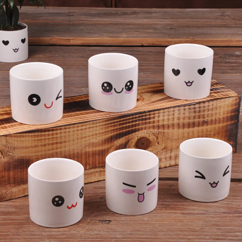 1 шт. креативное украшение для дома керамический цветочный горшок высокое