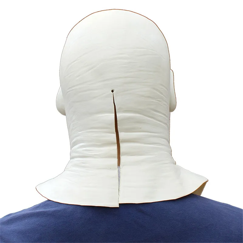 Хэллоуин Вечеринка ужас лицо вверх дном полная голова взрослая размер Латексная