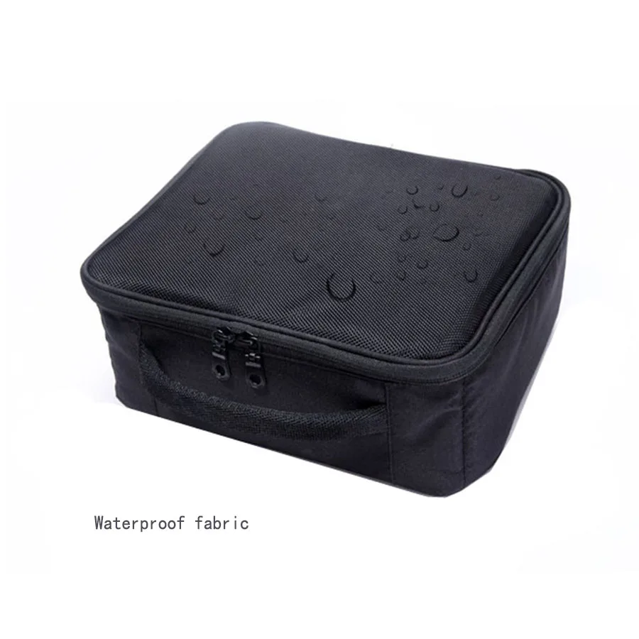 Ms. large-capacity professional makeup organizer fashion cosmetics cosmetic bag multi-storey storage box portable beautiful suit | Багаж и