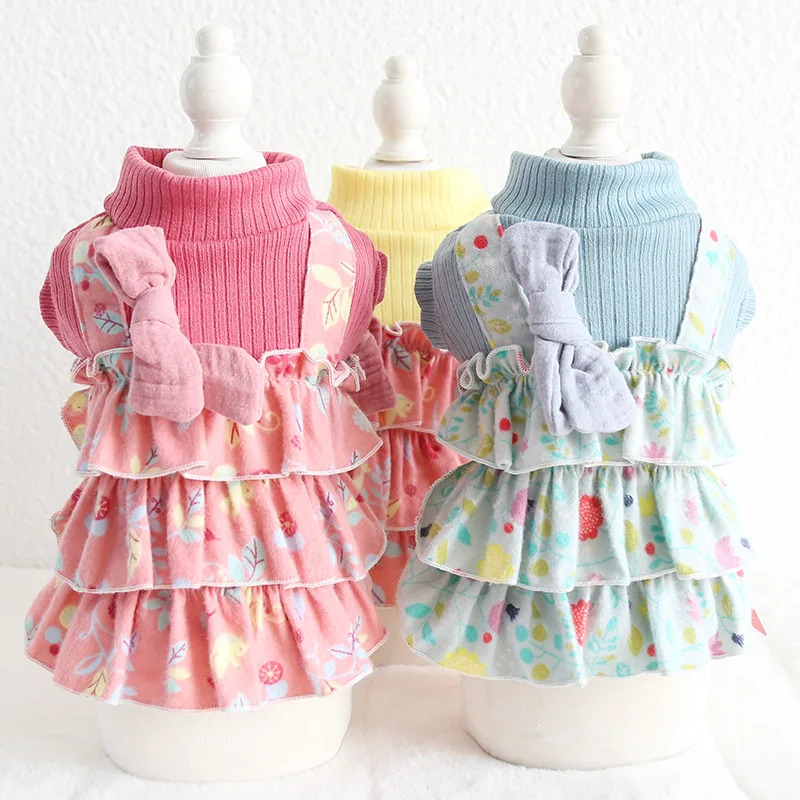 Яркие цвета платья для торта маленьких собак много цветов прохладное летнее