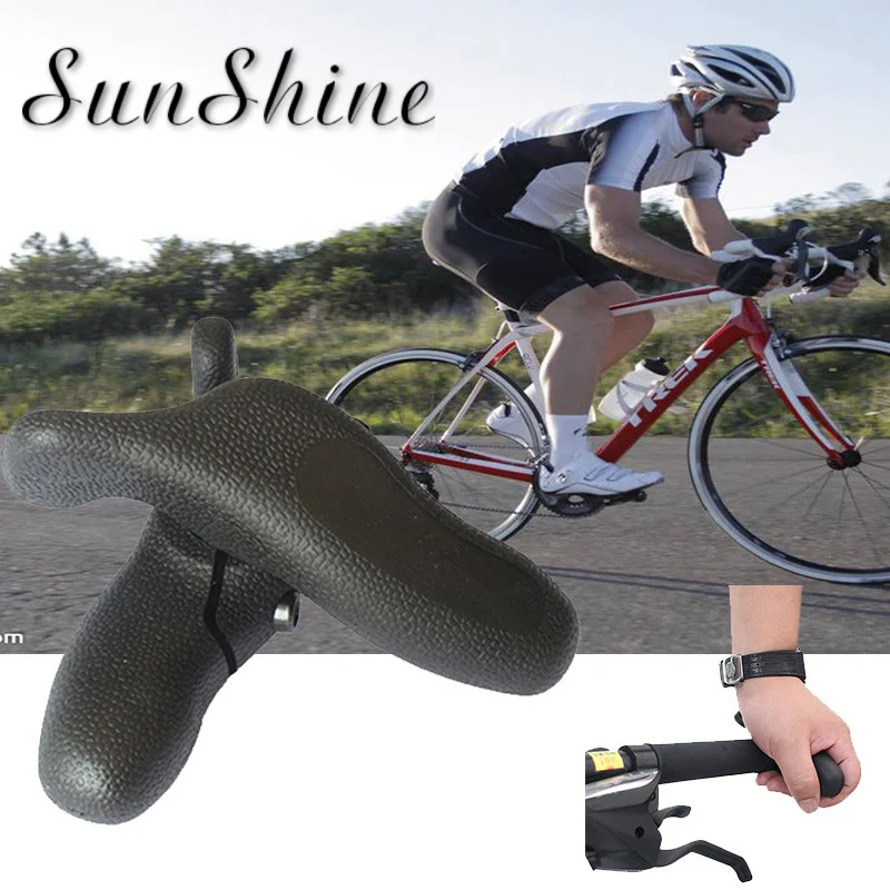 2 шт. ультралегкие амортизирующие ручки для горного велосипеда|Упоры рук на руль