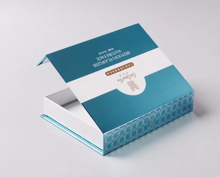 Книжная форма складной белый магнитный подарочная коробка с настраиваемым вставкой для упаковки с пенкой или бархатом - DH10288 но.