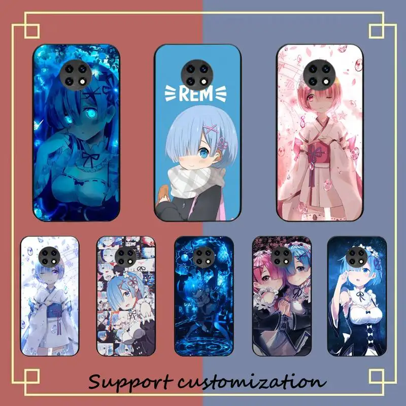 

Anime Re ZERO Ram Rem In Phone Case For Xiaomi Redmi Note 8A 7 5 Note 8pro 8T 9Pro TPU for note 6pro
