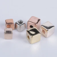 200pcslot plastic square loose beads diy bracelet necklace accessories finding ccb cube spacer beads for jewelry making