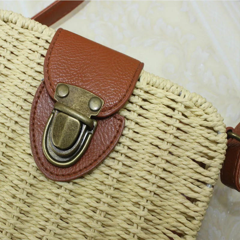 2020 новая конфетная цветная Мори ротанговая сумка через плечо свежая литература