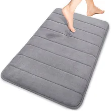 Inyahome High Quality Stripe Pattern Bedroom Mat Non-Slip Faster Water Absorption Bathmat Shower Carpet for Kitchen Bedroom Inyahome High Quality Stripe Pattern Bedroom Mat Non-Slip Faster Water Absorption Bathmat Shower Carpet for Kitchen Bedroom