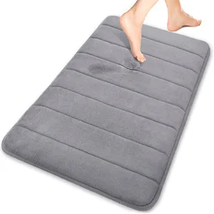 inyahome high quality stripe pattern bedroom mat non slip faster water absorption bathmat shower carpet for kitchen bedroom free global shipping