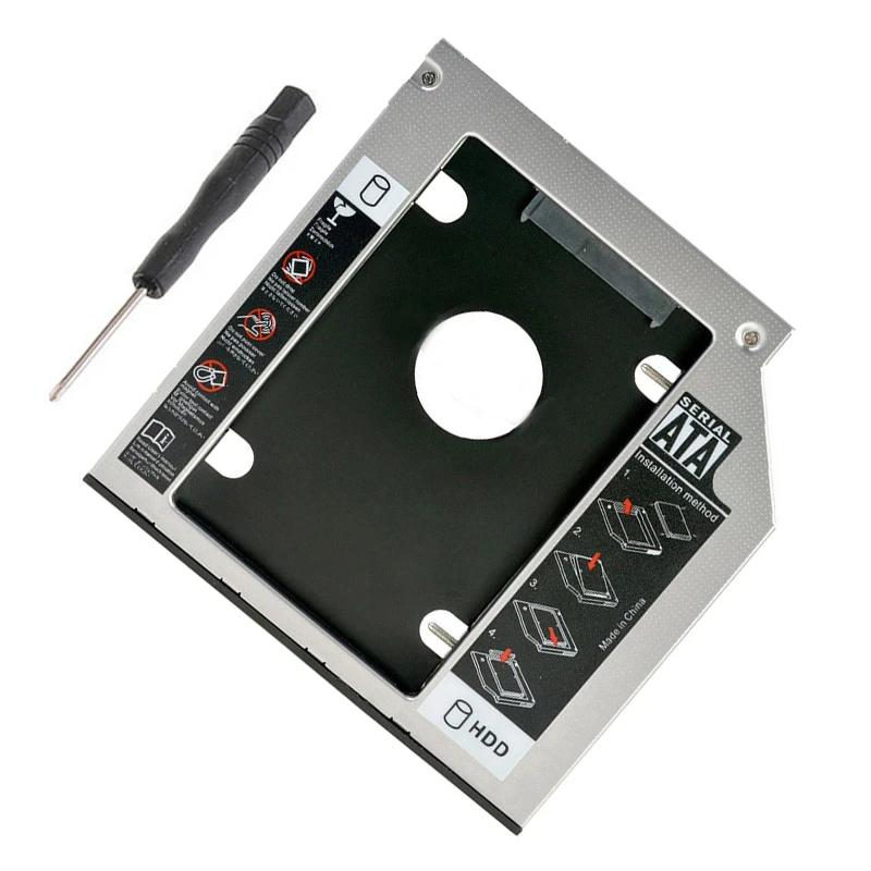 

9,5 мм SATA 2nd SSD HDD Caddy для Asus G751 G751JT G751JY P751JF жесткий диск Caddy