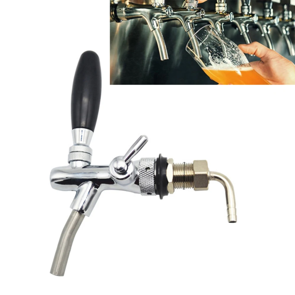 Регулируемый пивной кран из нержавеющей стали для сока вина бочонок диспенсер