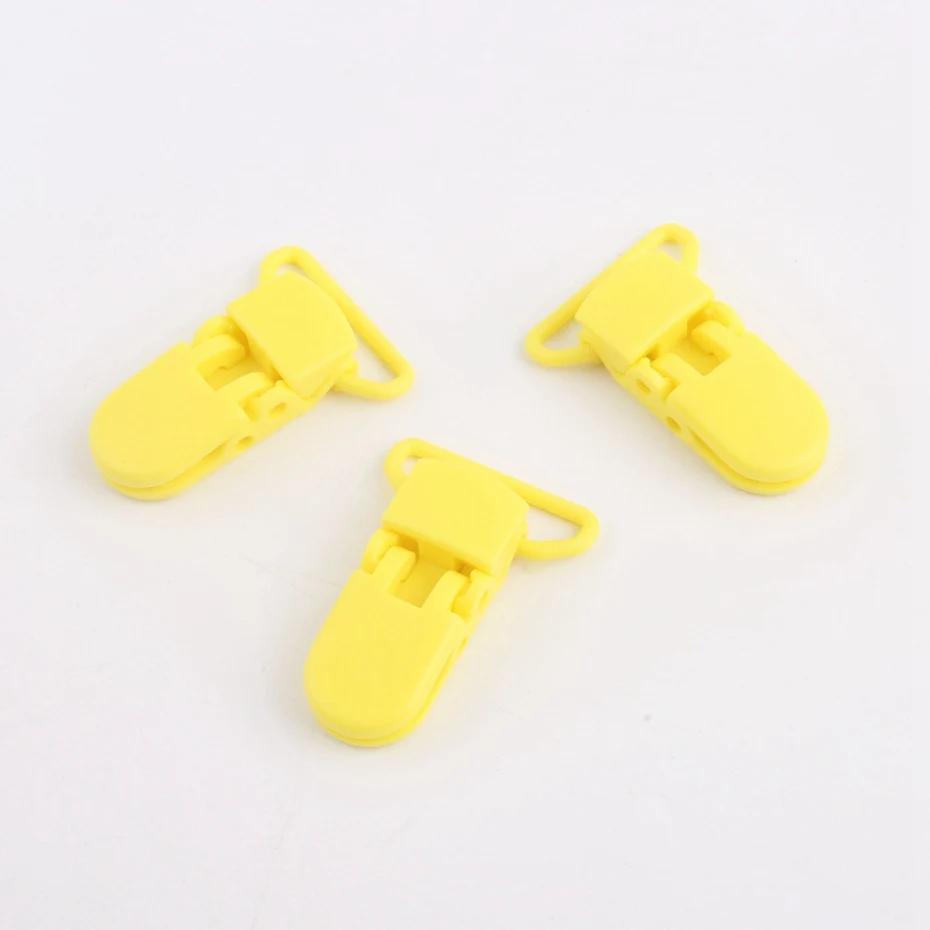 Yellow Clip 5pcs Let's Make 20 м 1 шт. атласные шнуры 1 мм DIY нейлоновая струнная веревка комплект и результаты Детские Силиконовые Прорезыватели для зубов ожерелье бусы ребенок Teet - Цвет: Yellow Clip 5pcs