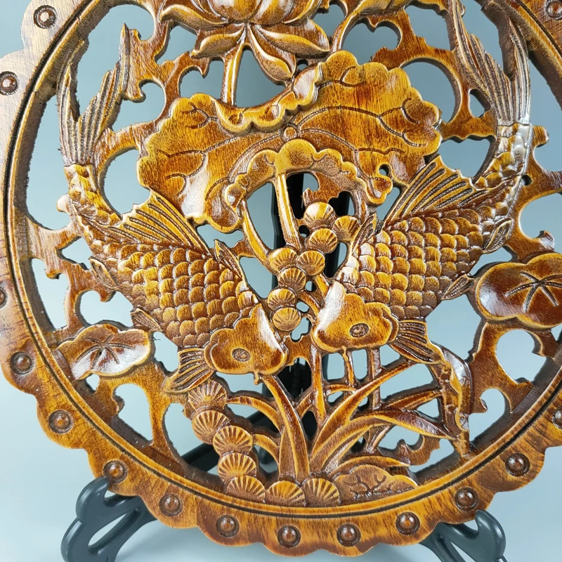 Изысканная круглая Китайская традиционная рукоделие фотография подарок камфора