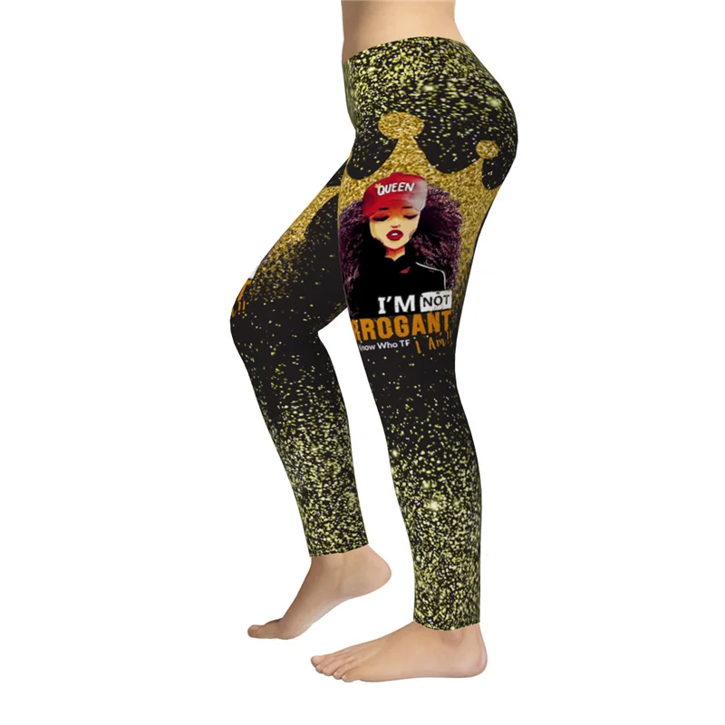 

2021 Summer Fashion Cartoon Seamless Leggings High Waist Fitness Slim Elasticity Leggings