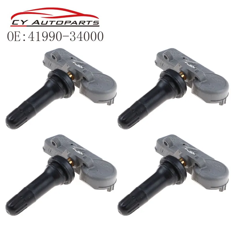

4 шт. новый датчик контроля давления в шинах TPMS для Ssangyong Actyon Korando Kyron 433 МГц 41990-34000 4199034000