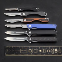 g10 folding knife carbon fiber folding knife titanium alloy tool knife outdoor self defense hunting knife edc knife