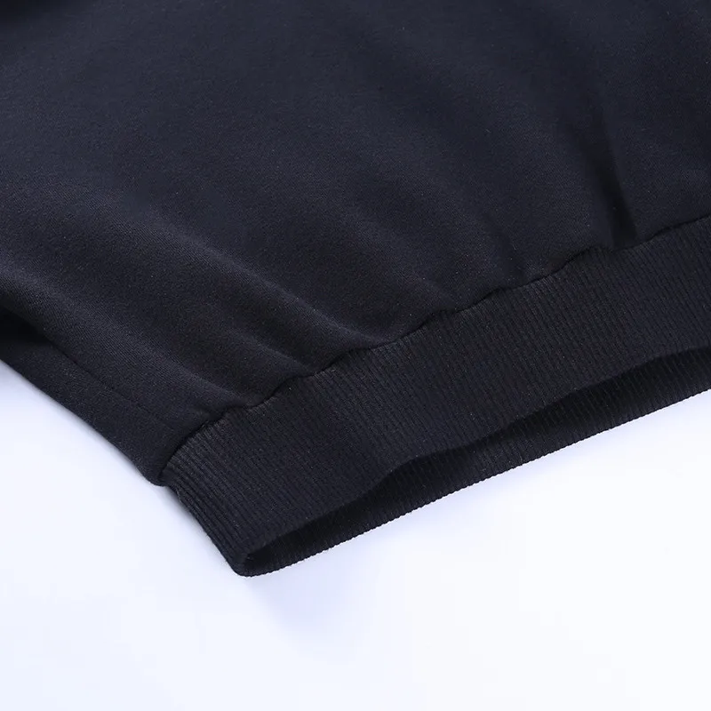 

Musuos Sweatshirts Ladies Casual Fall Clothes Solid O Neck Long Sleeve Slim Crop Tops Women Fashion Street Style Short Pullovers