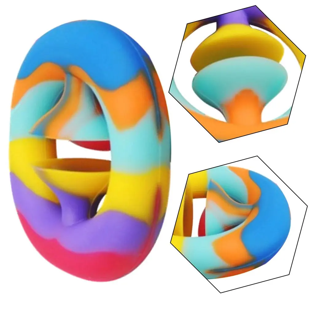 Силиконовые игрушки Fidget Snap ручной захват Антистресс игрушка для аутистов особые