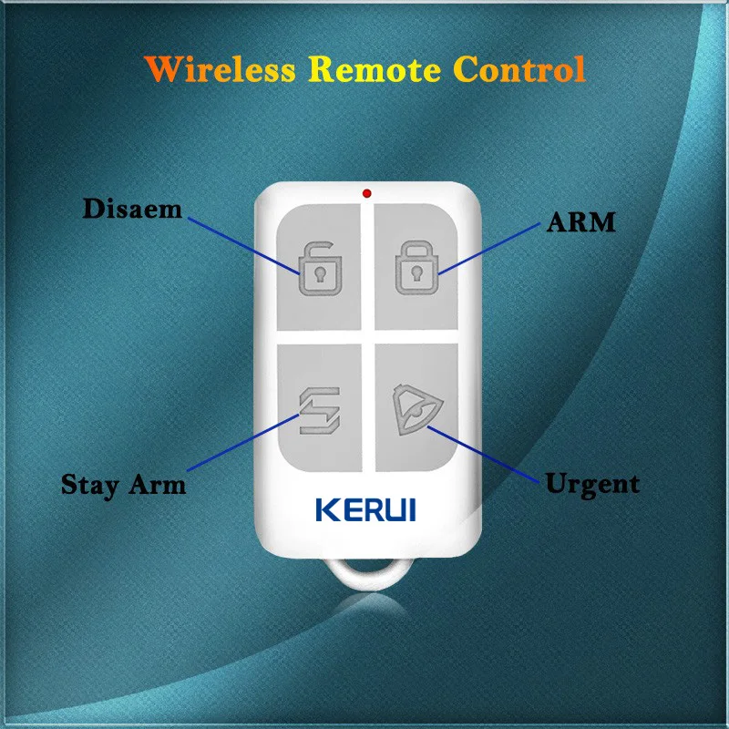 KERUI RC531 Wireless Remote Controller Home Security Arm Disarm Control Key Work With G18 W18 W20 K52 Burglar Alarm System | Безопасность