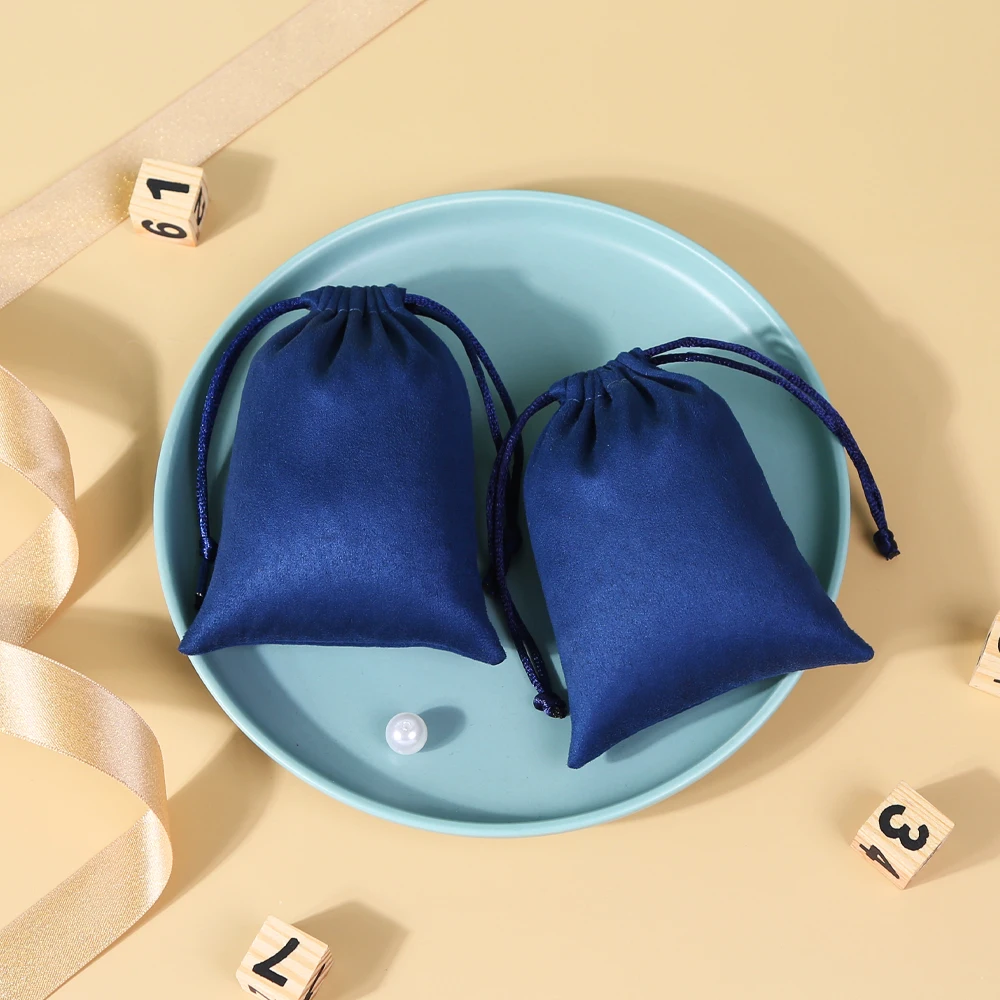 50 фланелевые подарочные сумки для ювелирных изделий шикарные мешочки на шнурке