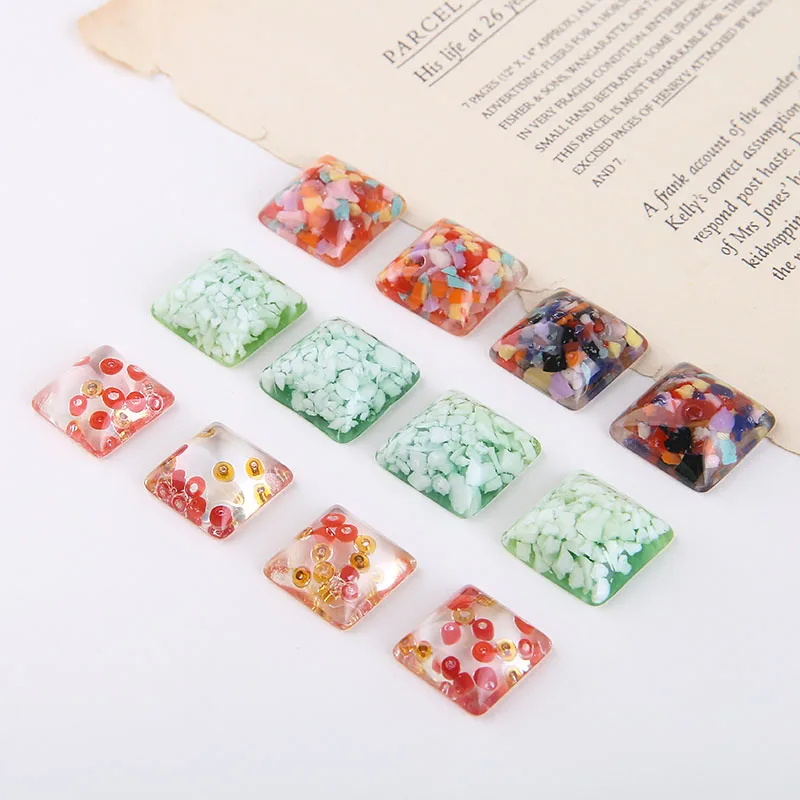 10 шт. женские винтажные серьги из смолы|Ювелирная фурнитура и компоненты| |