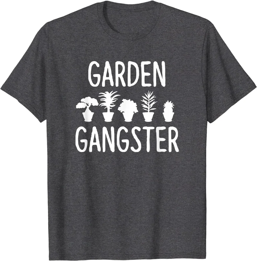 

2021 T Shirt Women Kawaii Summer Tops T-shirt Graphic Tees Fashion Garden Gangster Shirt for Gardeners T-Shirt