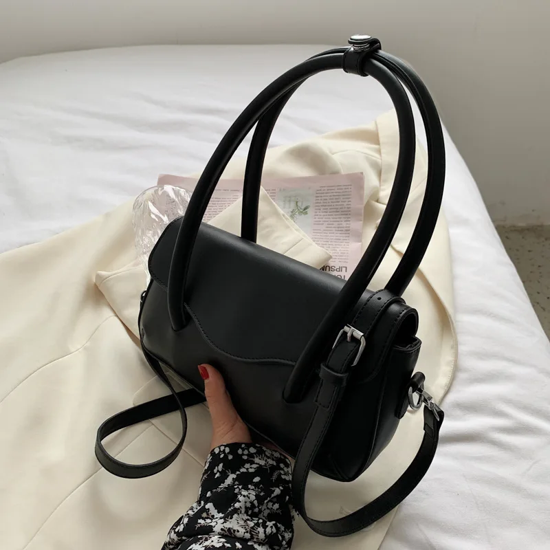 

Textured Large-capacity Casual Handbag for 2021 Summer New High-quality PU Soft Leather Fashion Lady Messenger Small Square Bag