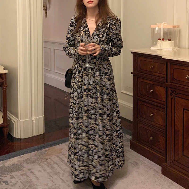 Женское длинное платье Onalippa на раннюю весну шикарное элегантное темпераментное